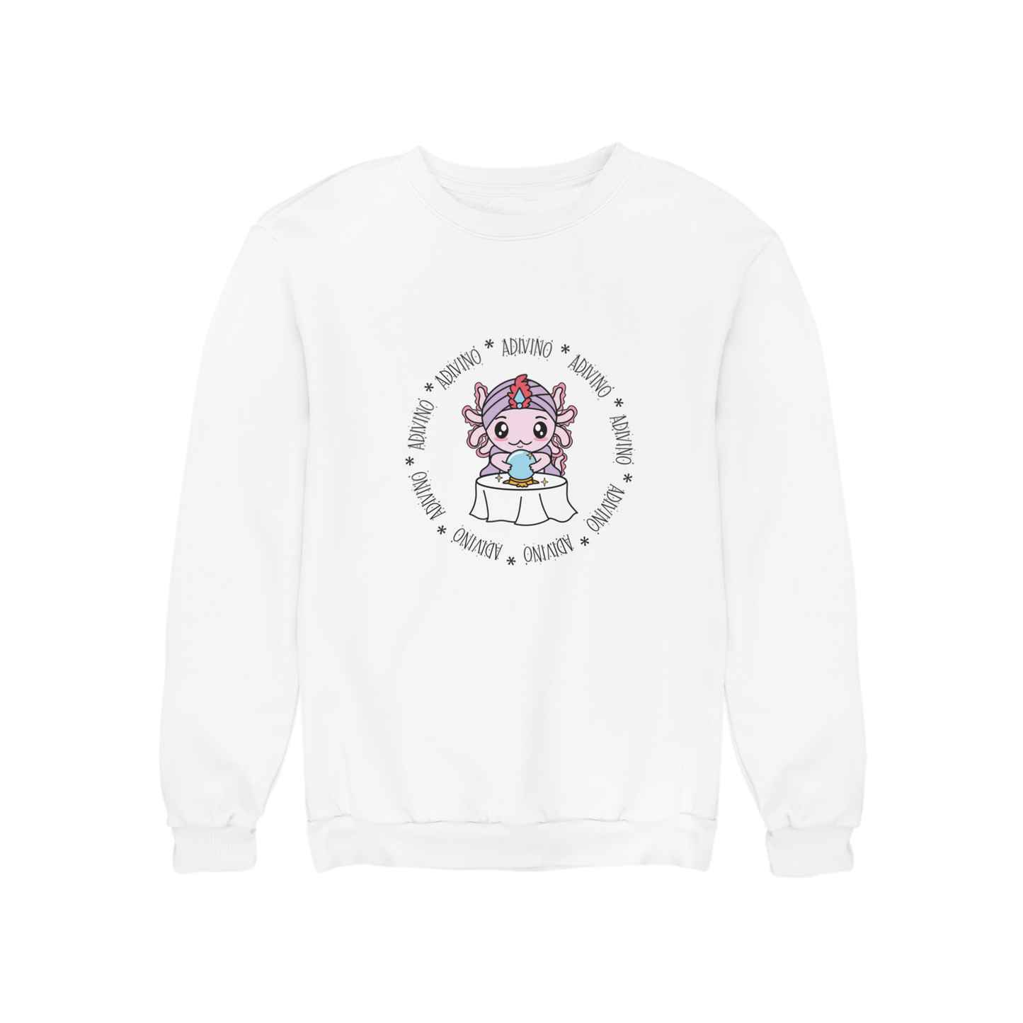 Sudadera Axolotzin Horóscopos Aro Adivino Ajolote Unisex