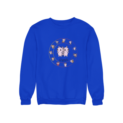 Sudadera Horóscopos Geminis Axolotzin Ajolote Unisex