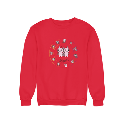 Sudadera Horóscopos Geminis Axolotzin Ajolote Unisex