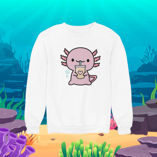 Sudadera Ajolote Bebiendo Xo The Monster