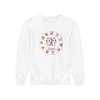 Sudadera Horóscopos Geminis Axolotzin Ajolote Unisex