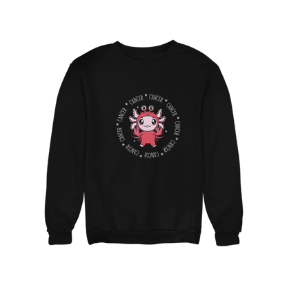 Sudadera Axolotzin Horóscopos Aro Cancer Ajolote Unisex
