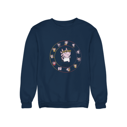 Sudadera Horóscopos Virgo Axolotzin Ajolote Unisex