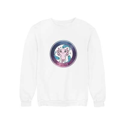 Sudadera Axolotzin Horóscopos Galaxy Piscis Ajolote Unisex