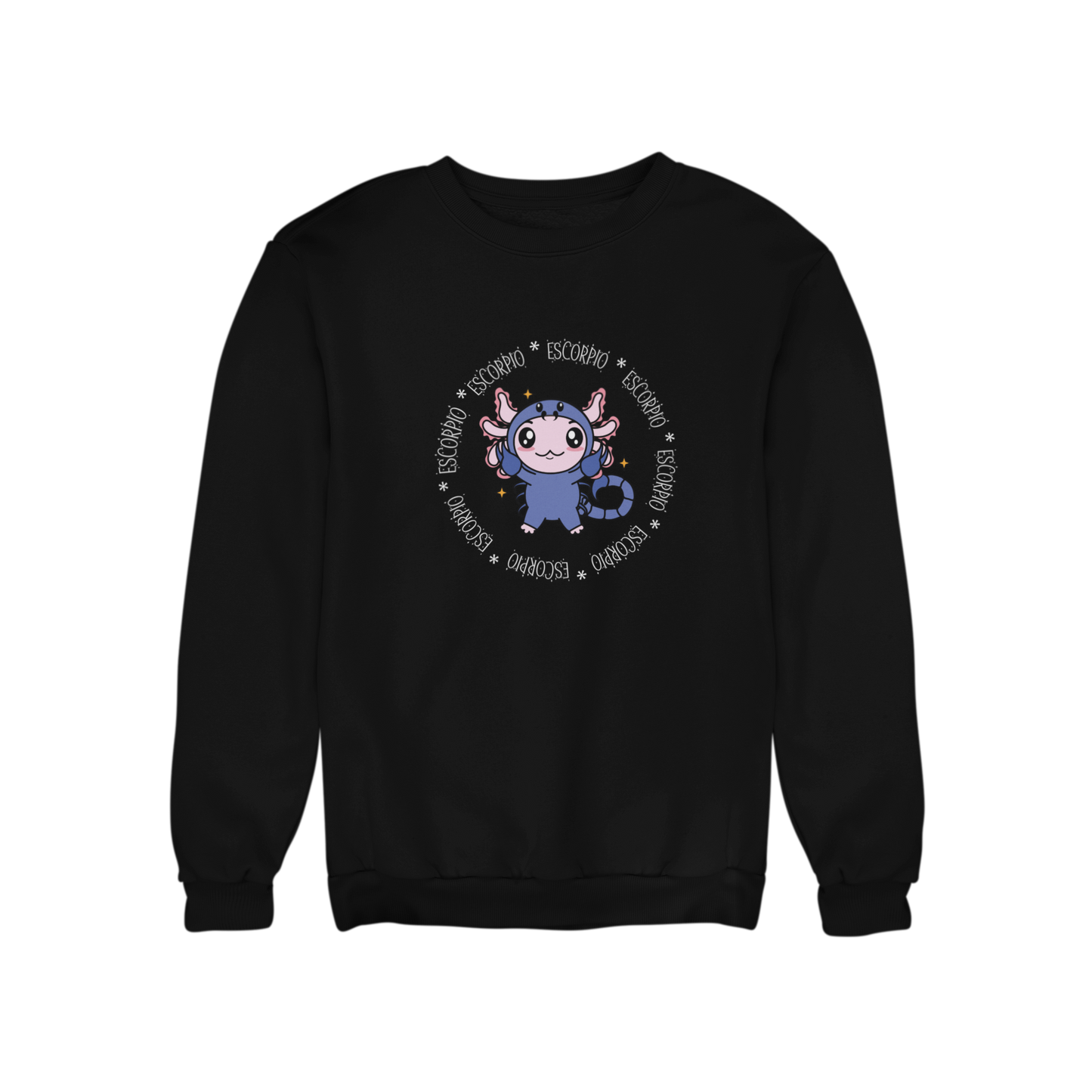 Sudadera Axolotzin Horóscopos Aro Escorpio Ajolote Unisex