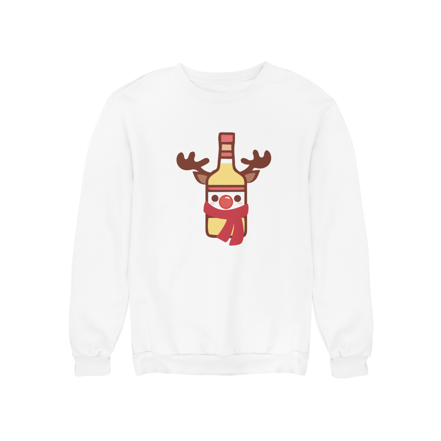 Sudadera Navideña Botella Reno Unisex