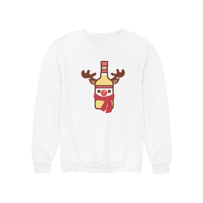 Sudadera Navideña Botella Reno Unisex