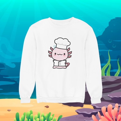 Sudadera Ajolote Cafetero - Diseño Kawaii Divertido, Para Amantes Del Café Y Los Ajolotes