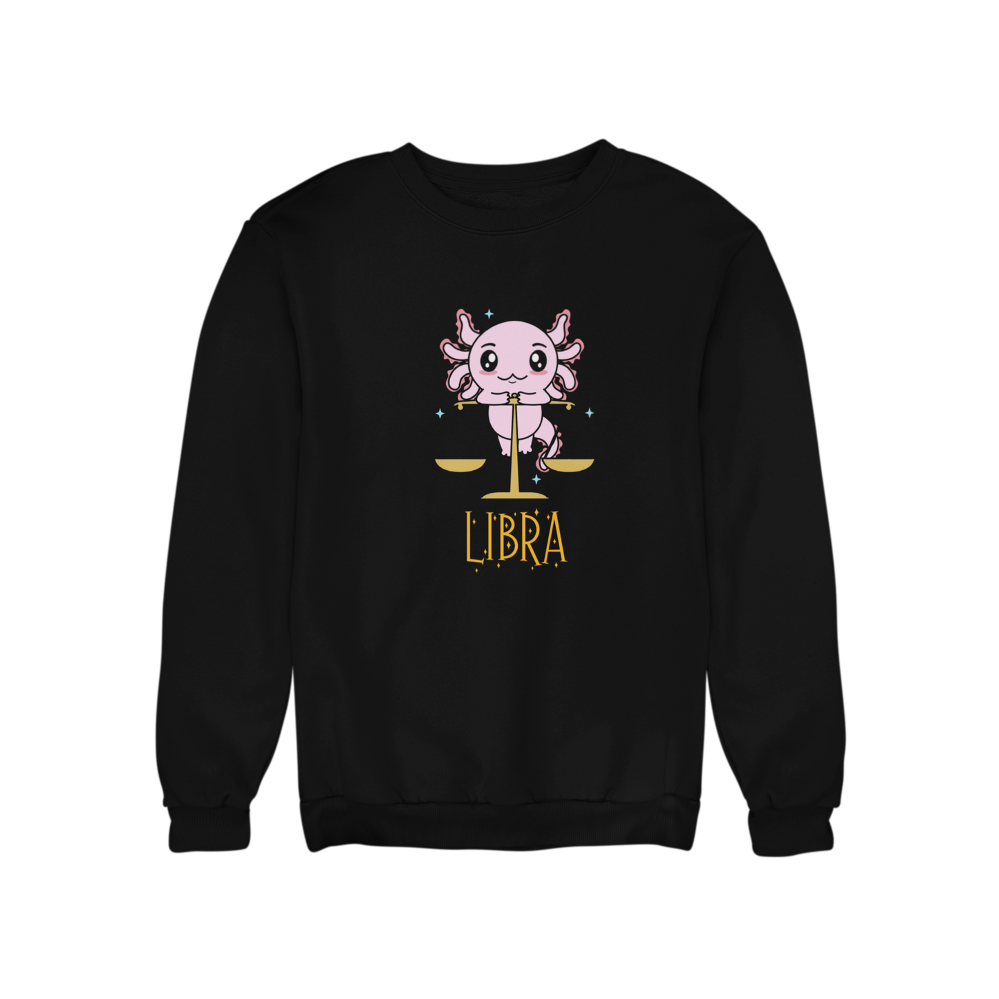 Sudadera Axolotzin Horóscopos Nombre Libra Ajolote Unisex