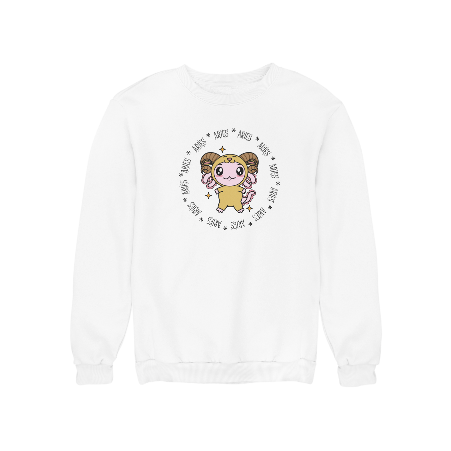 Sudadera Axolotzin Horóscopos Aro Aries Ajolote Unisex
