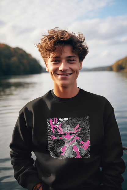 Sudadera Ajolotito Azteca Unisex