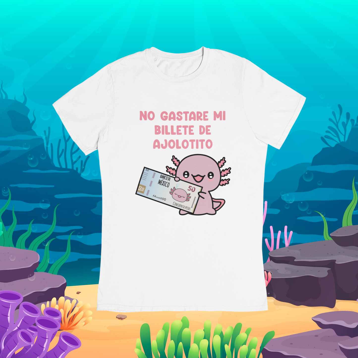 Playera Ajolote Billete Xo The Monster