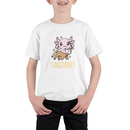 Playera Axolotzin Horoscopos Nombre Sagitario Ajolote Adulto E Infantil