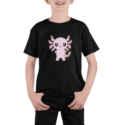 Playera Axolotzin Enojado Ajolote Adulto E Infantil