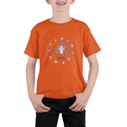 Playera Horoscopos Piscis Axolotzin Ajolote Adulto E Infantil