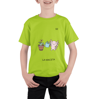 Playera Axoloteria La Maceta Ajolote Adulto E Infantil