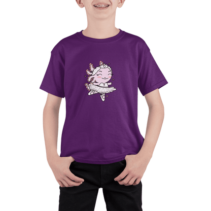 Playera Axolotzin Bailarina De Ballet Ajolote Adulto E Infantil