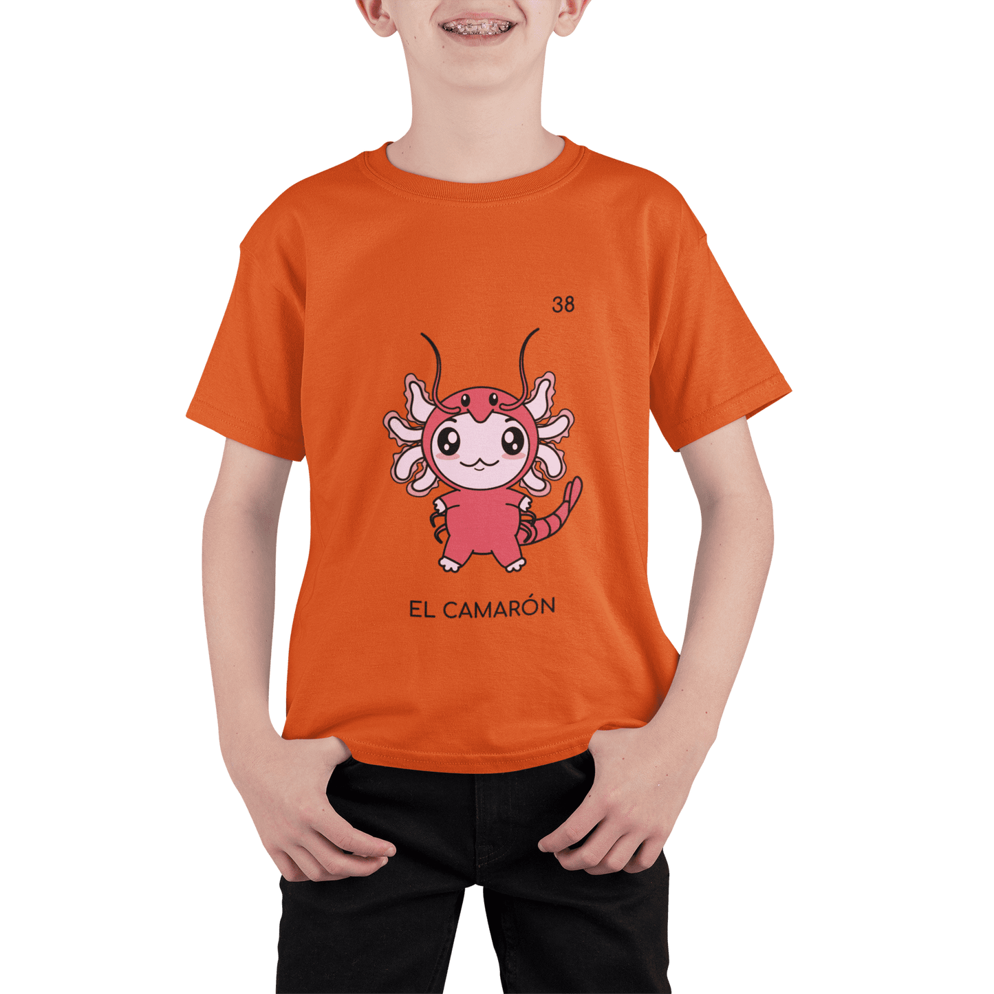 Playera Axoloteria El Camaron Ajolote Adulto E Infantil