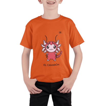Playera Axoloteria El Camaron Ajolote Adulto E Infantil