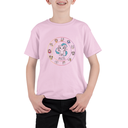 Playera Horoscopos Piscis Axolotzin Ajolote Adulto E Infantil