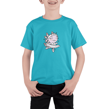 Playera Axolotzin Bailarina De Ballet Ajolote Adulto E Infantil
