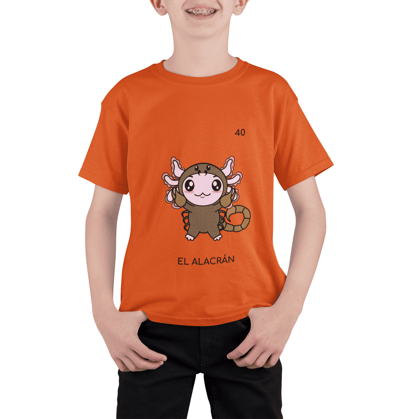 Playera Axoloteria El Alacran Ajolote Adulto E Infantil