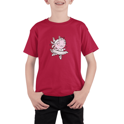 Playera Axolotzin Bailarina De Ballet Ajolote Adulto E Infantil