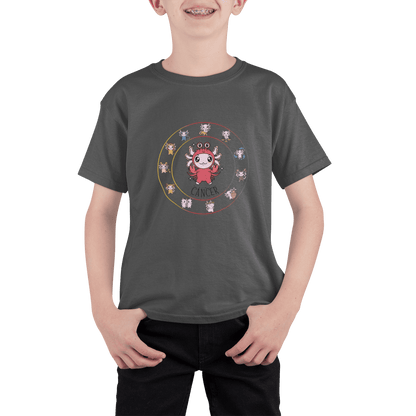 Playera Horoscopos Cancer Axolotzin Ajolote Adulto E Infantil