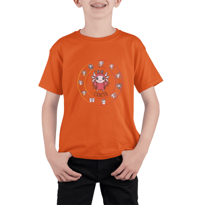 Playera Horoscopos Cancer Axolotzin Ajolote Adulto E Infantil