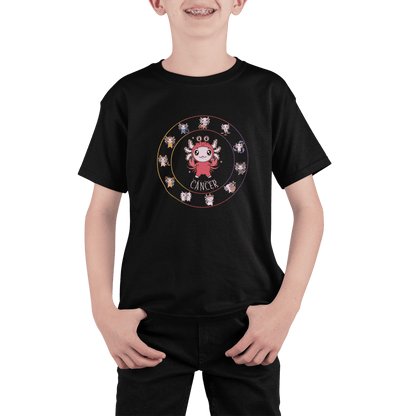 Playera Horoscopos Cancer Axolotzin Ajolote Adulto E Infantil