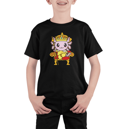 Playera Axolotzin Rey Ajolote Adulto E Infantil