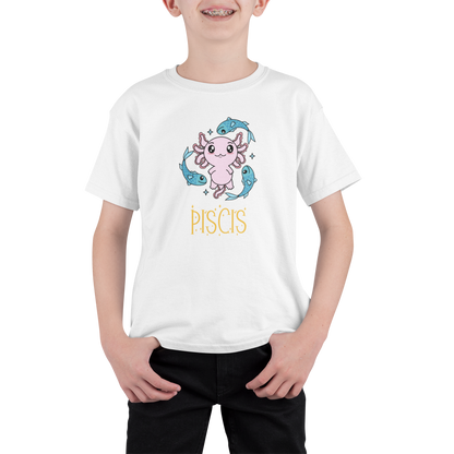 Playera Axolotzin Horoscopos Nombre Piscis Ajolote Adulto E Infantil