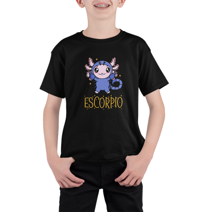 Playera Axolotzin Horoscopos Nombre Escorpio Ajolote Adulto E Infantil