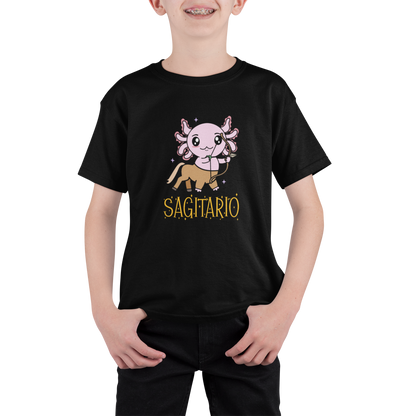 Playera Axolotzin Horoscopos Nombre Sagitario Ajolote Adulto E Infantil