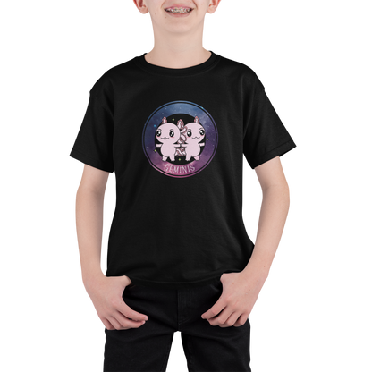 Playera Axolotzin Horoscopos Galaxy Geminis Ajolote Adulto E Infantil