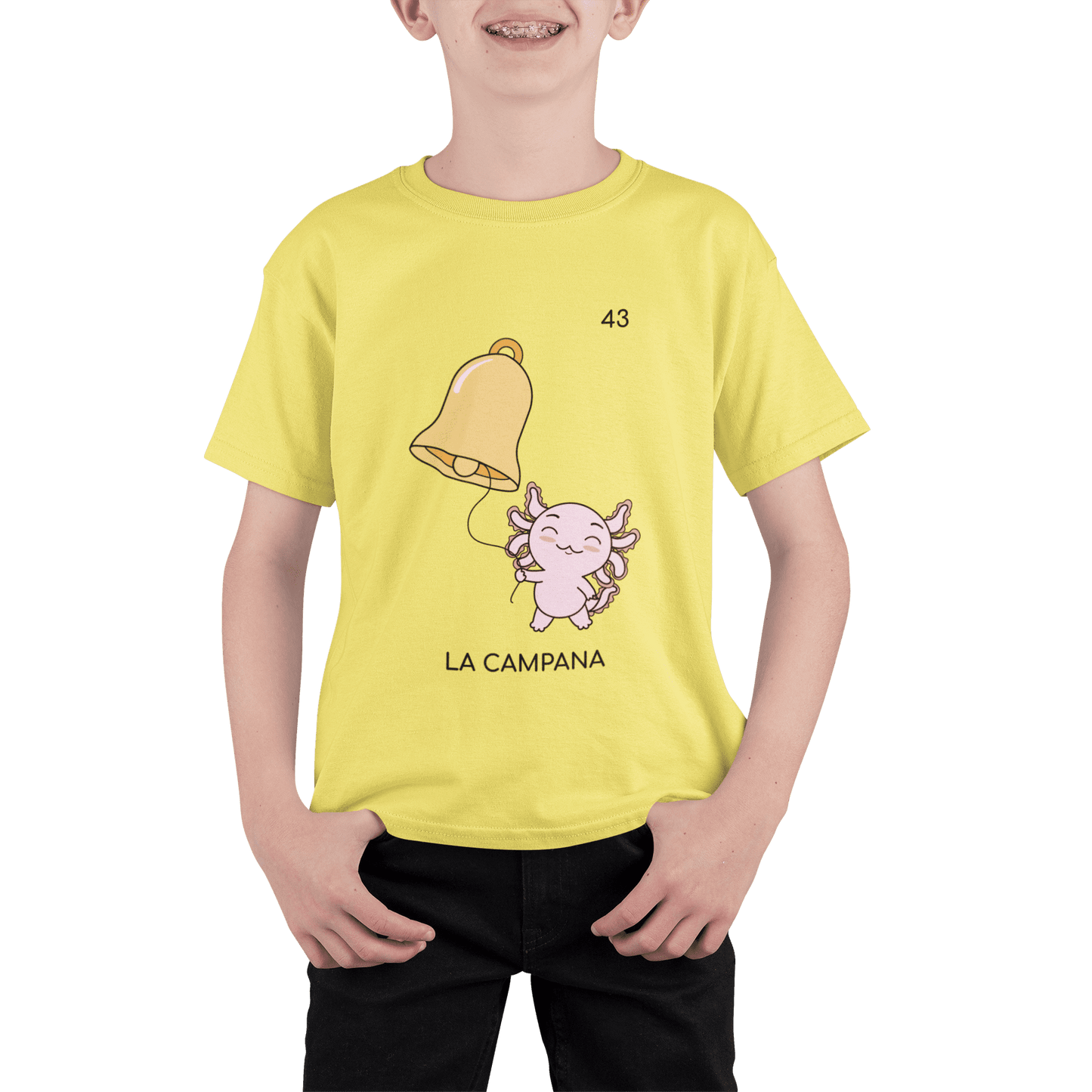 Playera Axoloteria La Campana Ajolote Adulto E Infantil