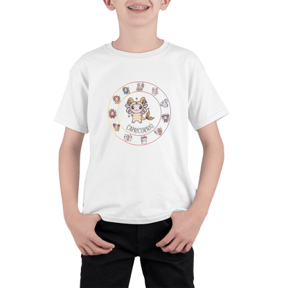 Playera Horoscopos Capricornio Axolotzin Ajolote Adulto E Infantil