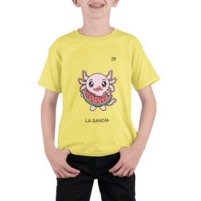 Playera Axoloteria La Sandia Ajolote Adulto E Infantil