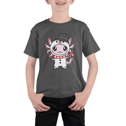 Axolotzin Muñeco De Nieve Ajolote Navidad