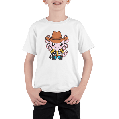 Playera Axolotzin Vaquero Ajolote Adulto E Infantil