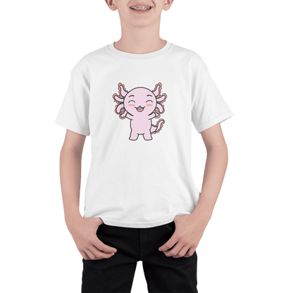 Playera Axolotzin Feliz Ajolote Adulto E Infantil