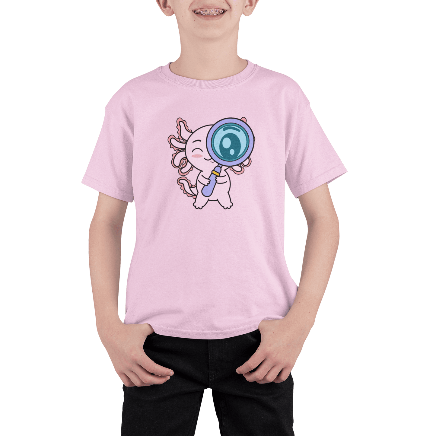 Playera Axolotzin Curioso Ajolote Adulto E Infantil