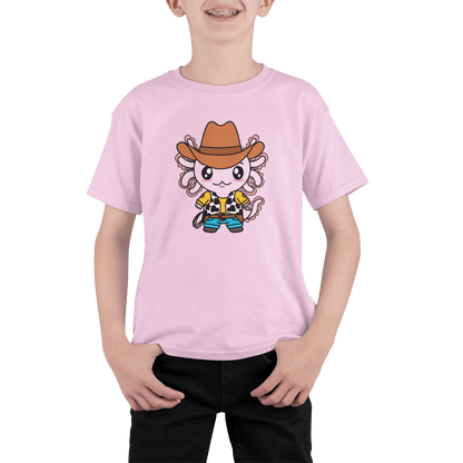 Playera Axolotzin Vaquero Ajolote Adulto E Infantil
