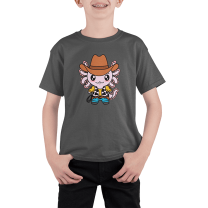 Playera Axolotzin Vaquero Ajolote Adulto E Infantil