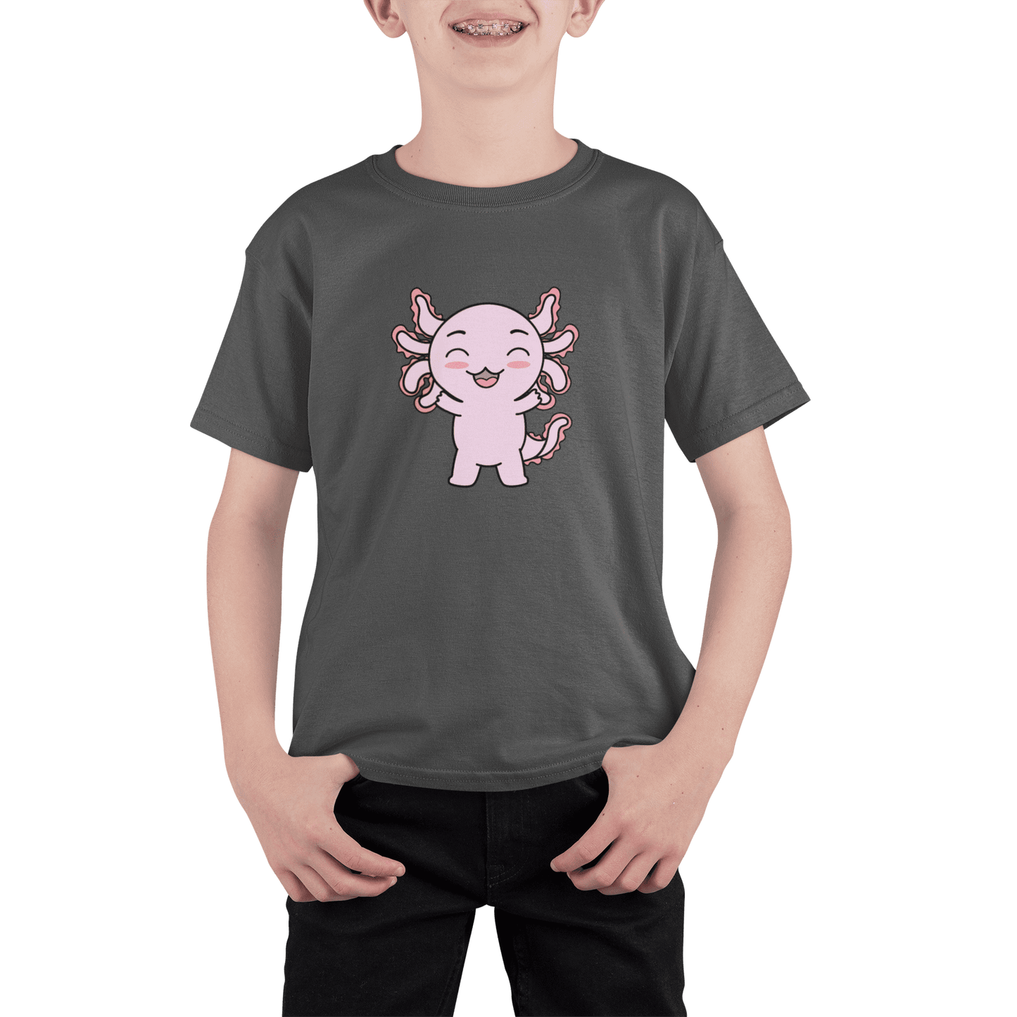 Playera Axolotzin Feliz Ajolote Adulto E Infantil