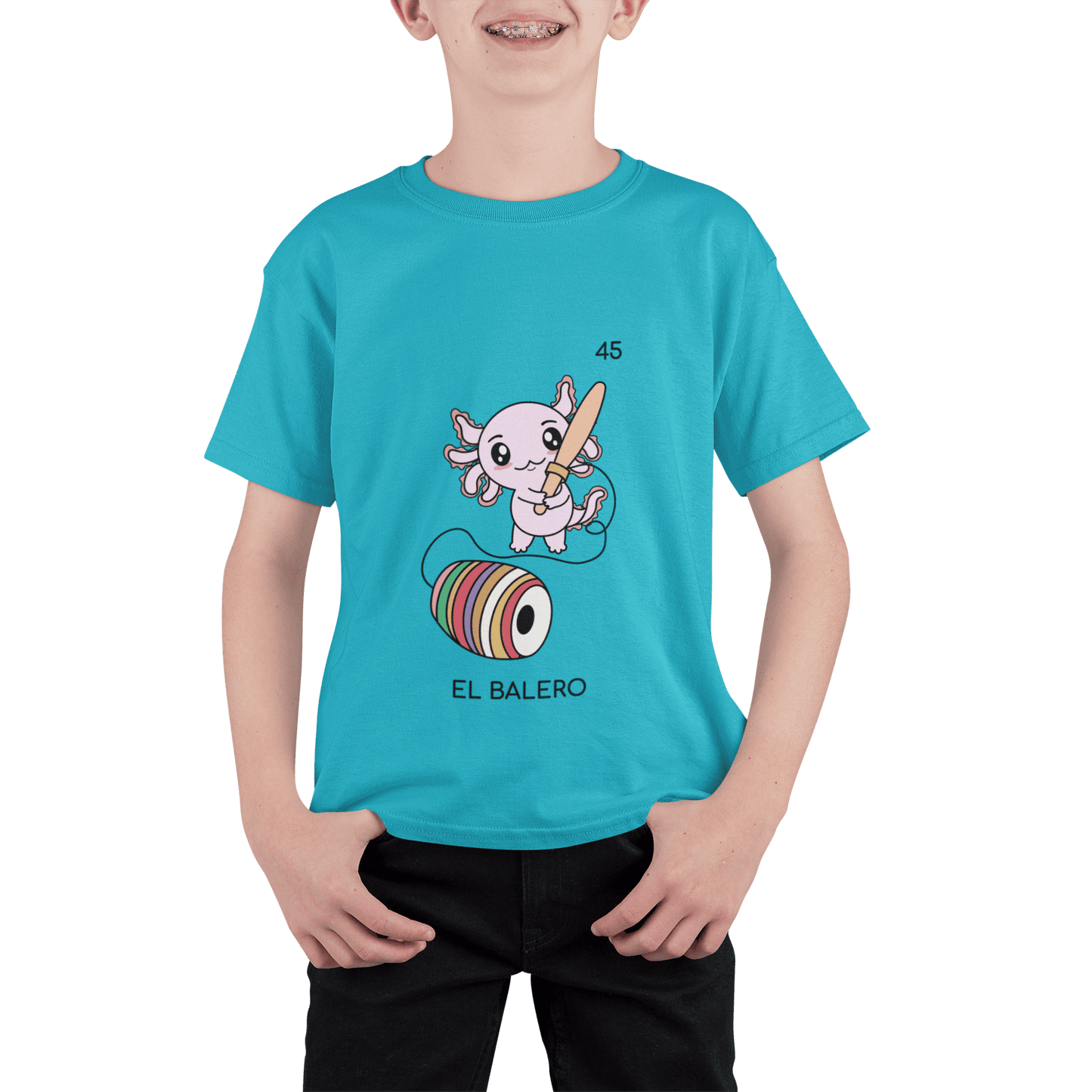 Playera Axoloteria El Balero Ajolote Adulto E Infantil