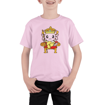 Playera Axolotzin Rey Ajolote Adulto E Infantil
