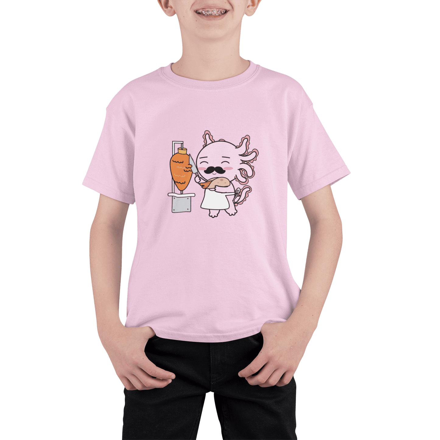 Playera Axolotzin Taquero Ajolote Adulto E Infantil