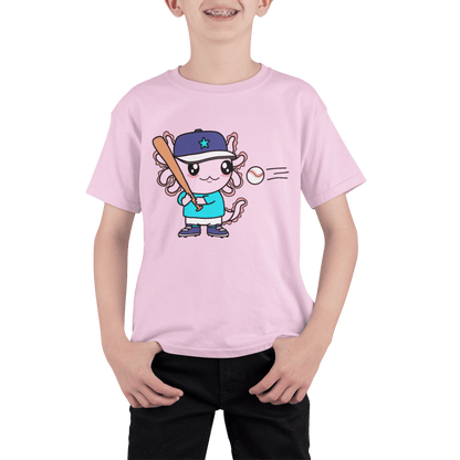 Playera Axolotzin Beisbolista Ajolote Adulto E Infantil