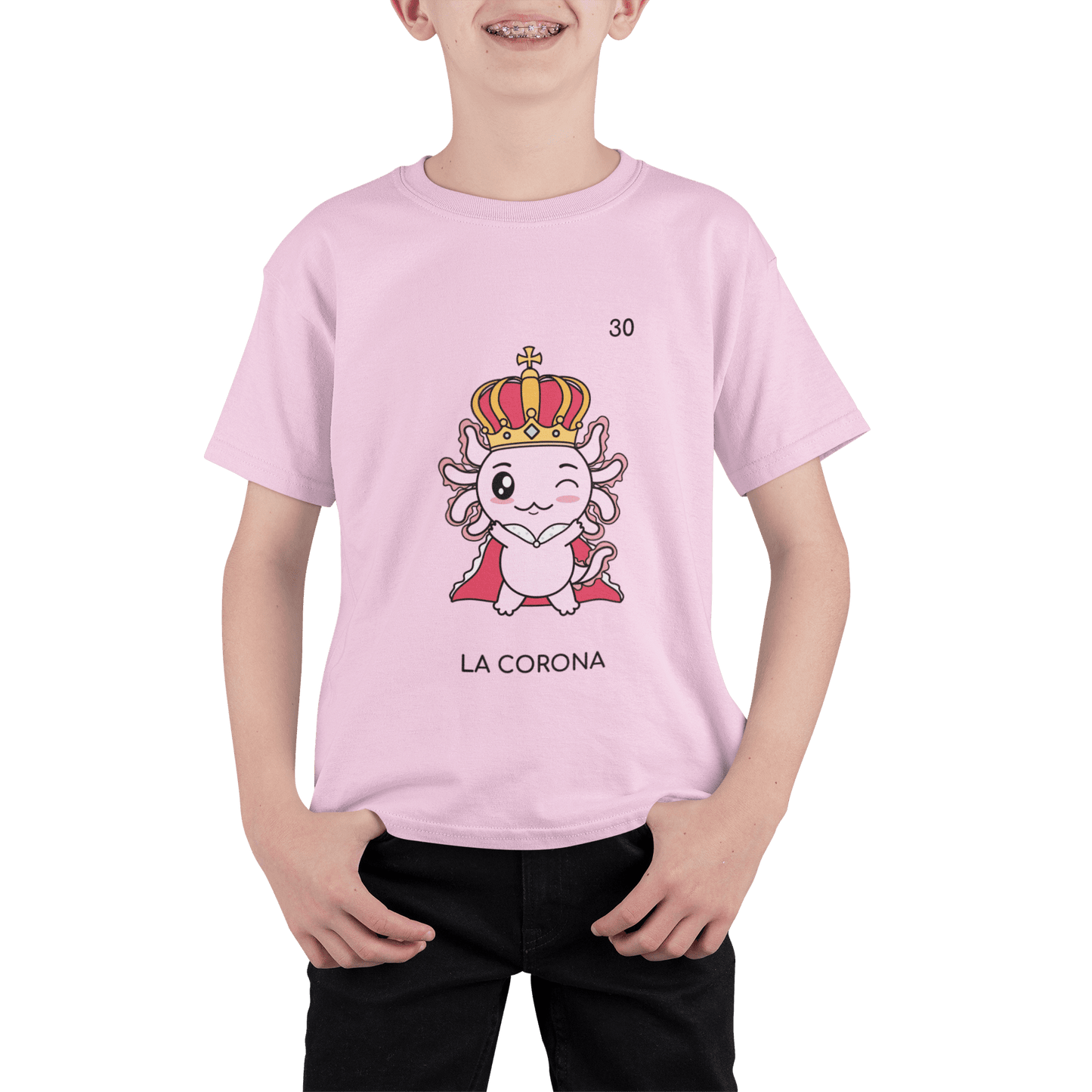 Playera Axoloteria La Corona Ajolote Adulto E Infantil